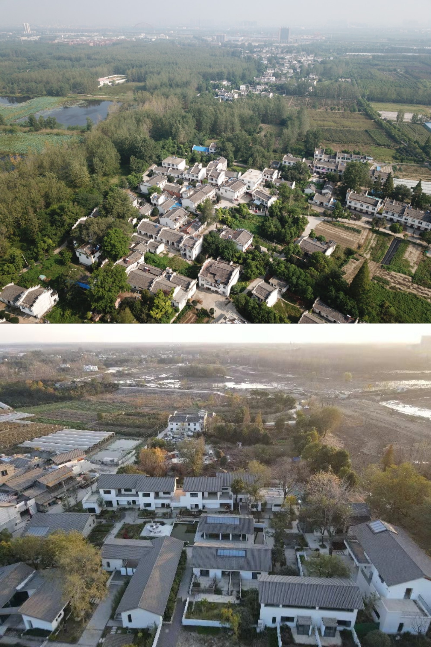 民宿區前后對比